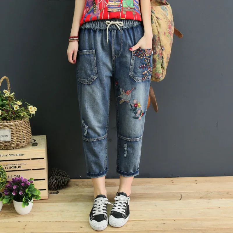 Loose Denim Mom Jeans for Everyday