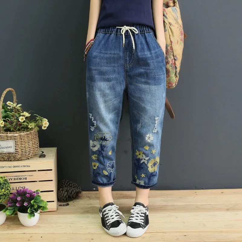 Loose Denim Mom Jeans for Everyday