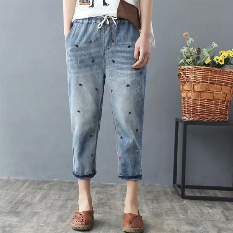 Loose Denim Mom Jeans for Everyday