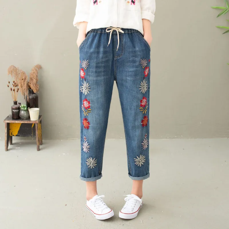 Loose Denim Mom Jeans for Everyday