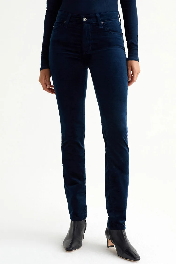 Mari Extended Velvet Pants - Atlantic Night