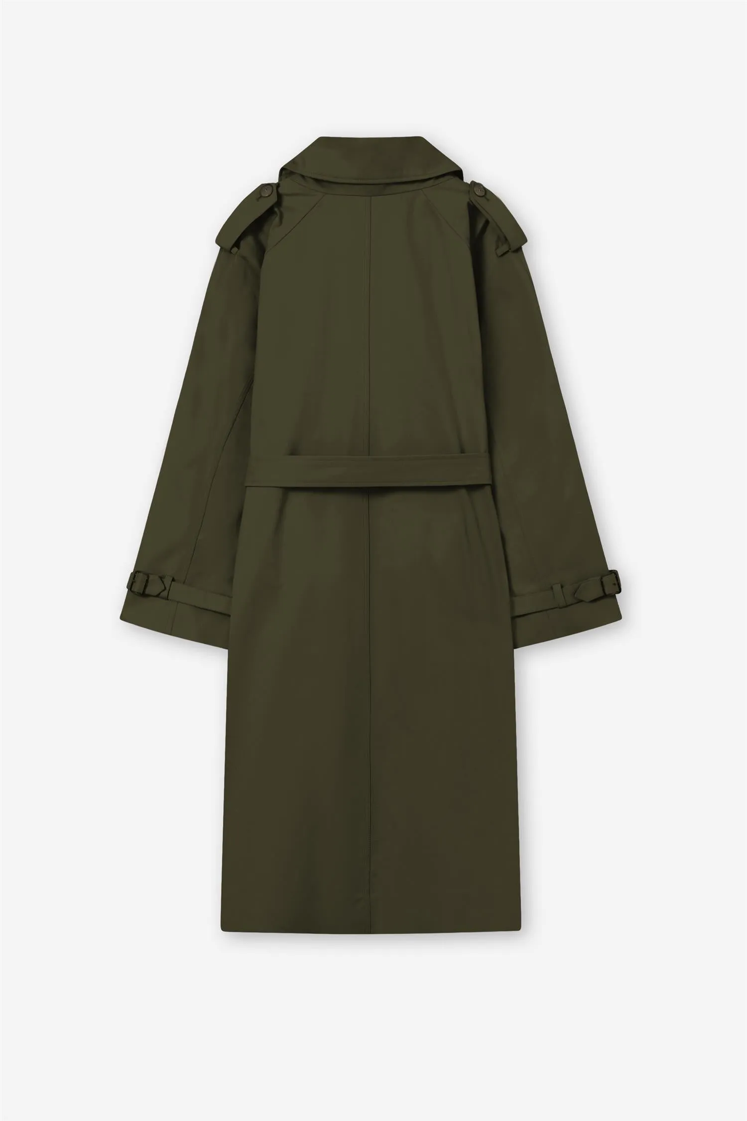 MARK TAN - Catrin Trench Coat - Dark Green