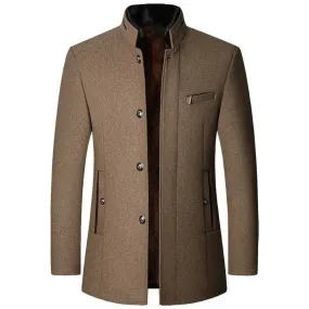 Men's Premium Woollen Trench Coats – Timeless Style & Warmth for Any Occasion