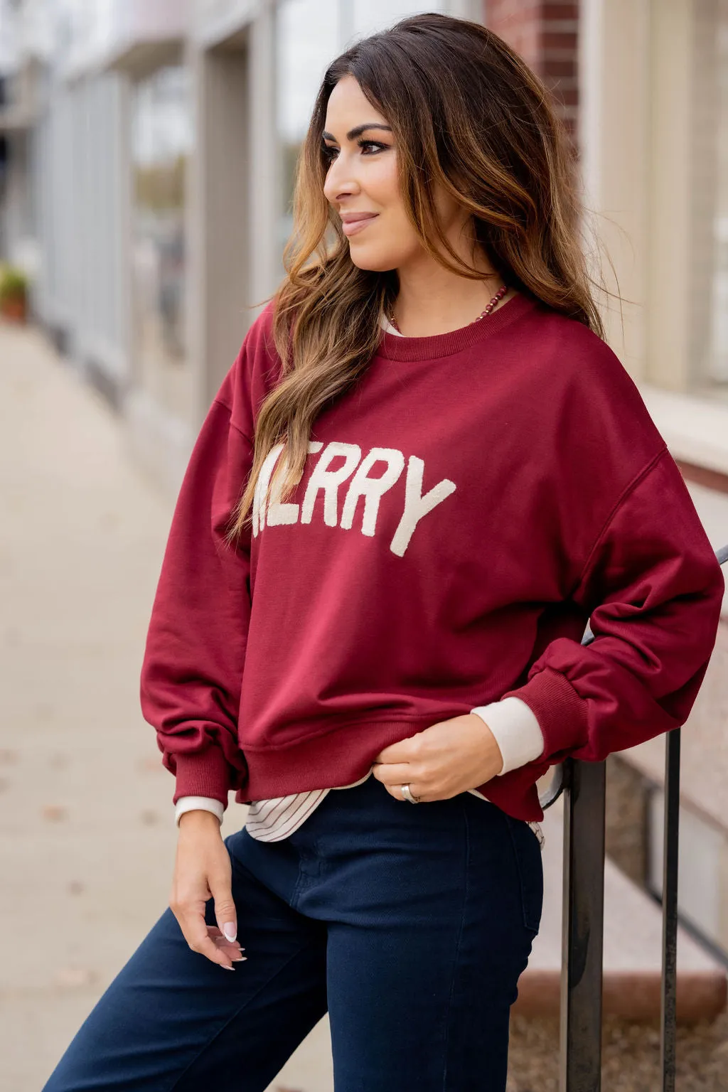 Merry Chenille Sweatshirt