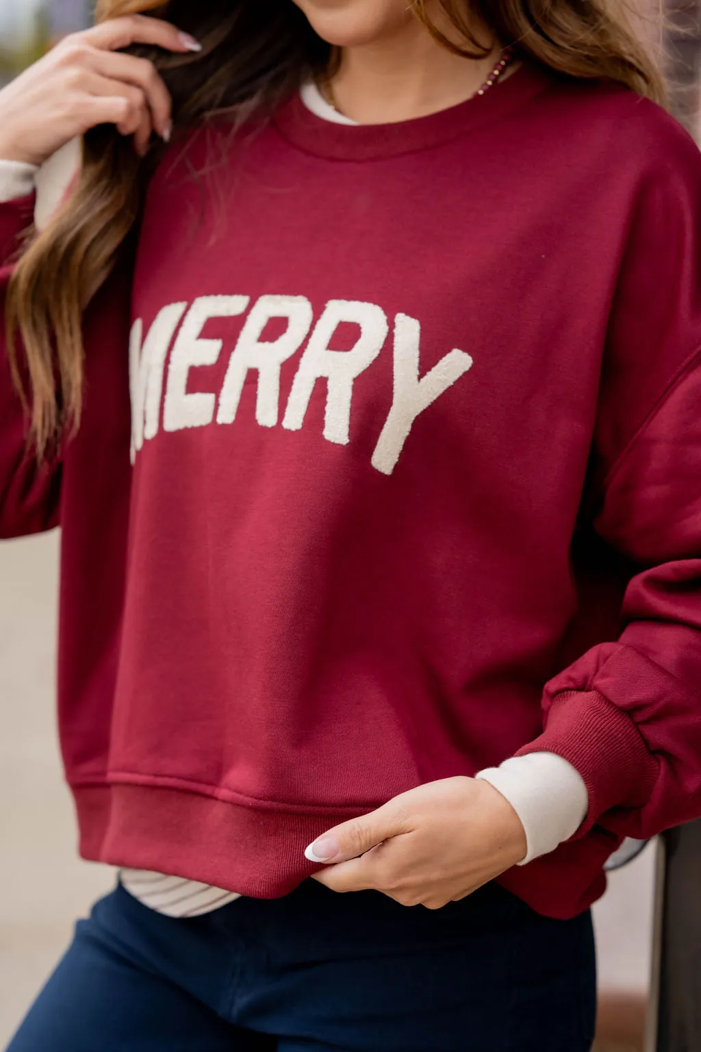 Merry Chenille Sweatshirt