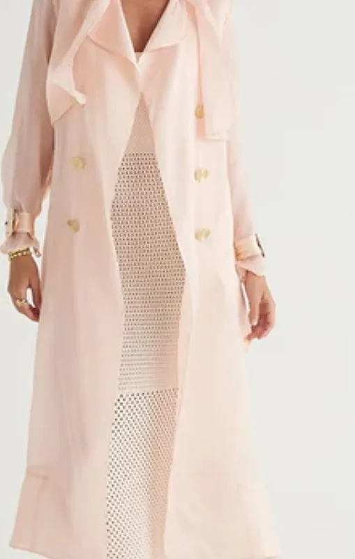 MOS - Clio Trench Coat - Blush - last one