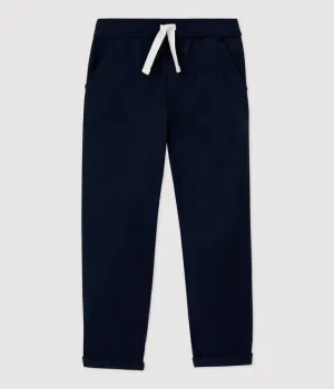 Navy Cotton Serge Pants