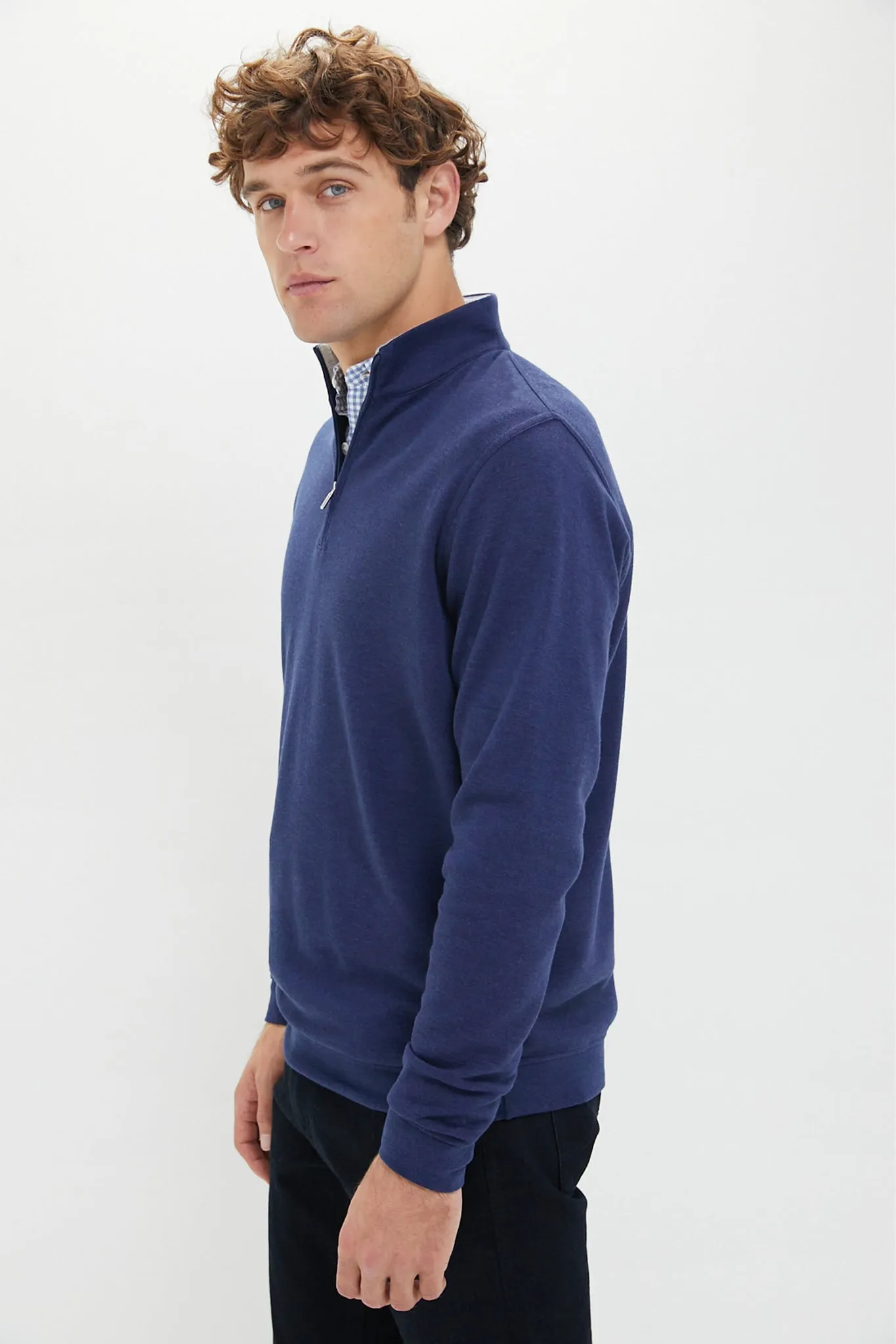 Navy Crown Comfort Pullover