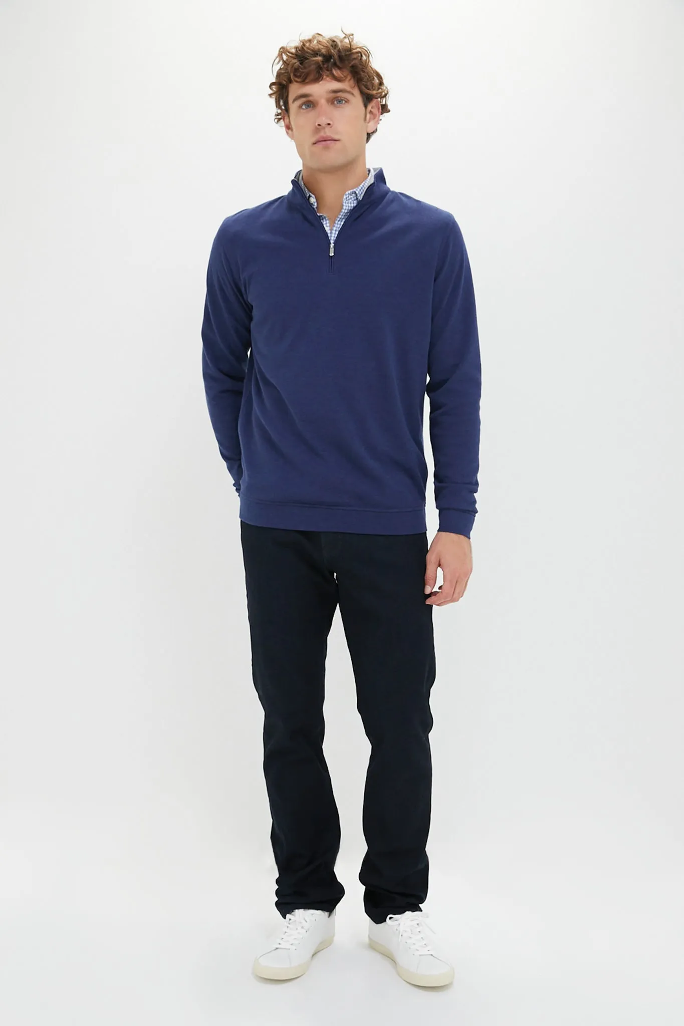 Navy Crown Comfort Pullover