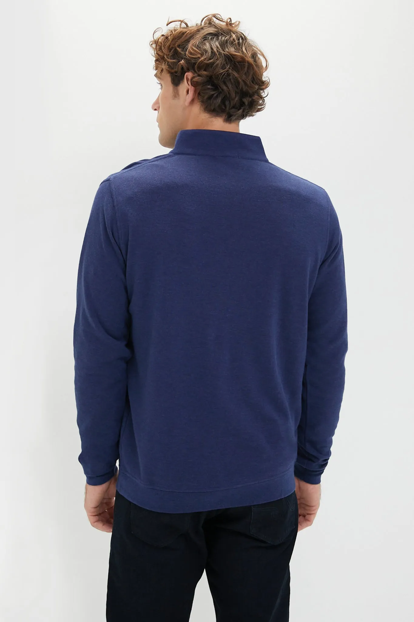 Navy Crown Comfort Pullover