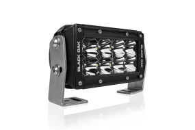 New - 4 Inch Double Row: Black Oak LED Pro Series 3.0 Dual Row LED Light Bar - Spot or Flood Optics (24w/40w)