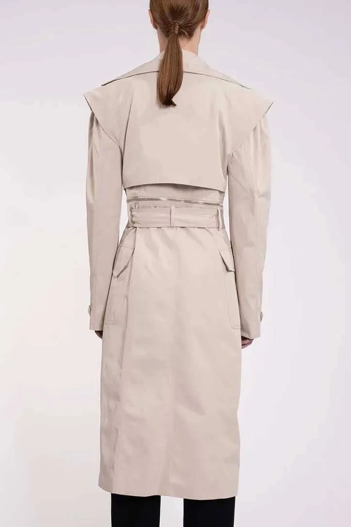 NONCHALANT | Lennox Trench - Tan