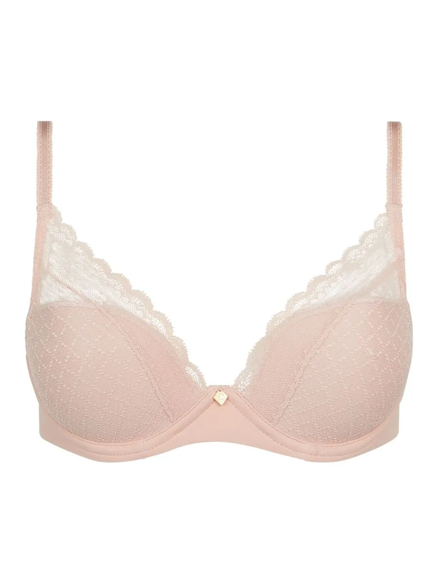 Norah Chic Plunge T-Shirt Bra - Dusky Pink