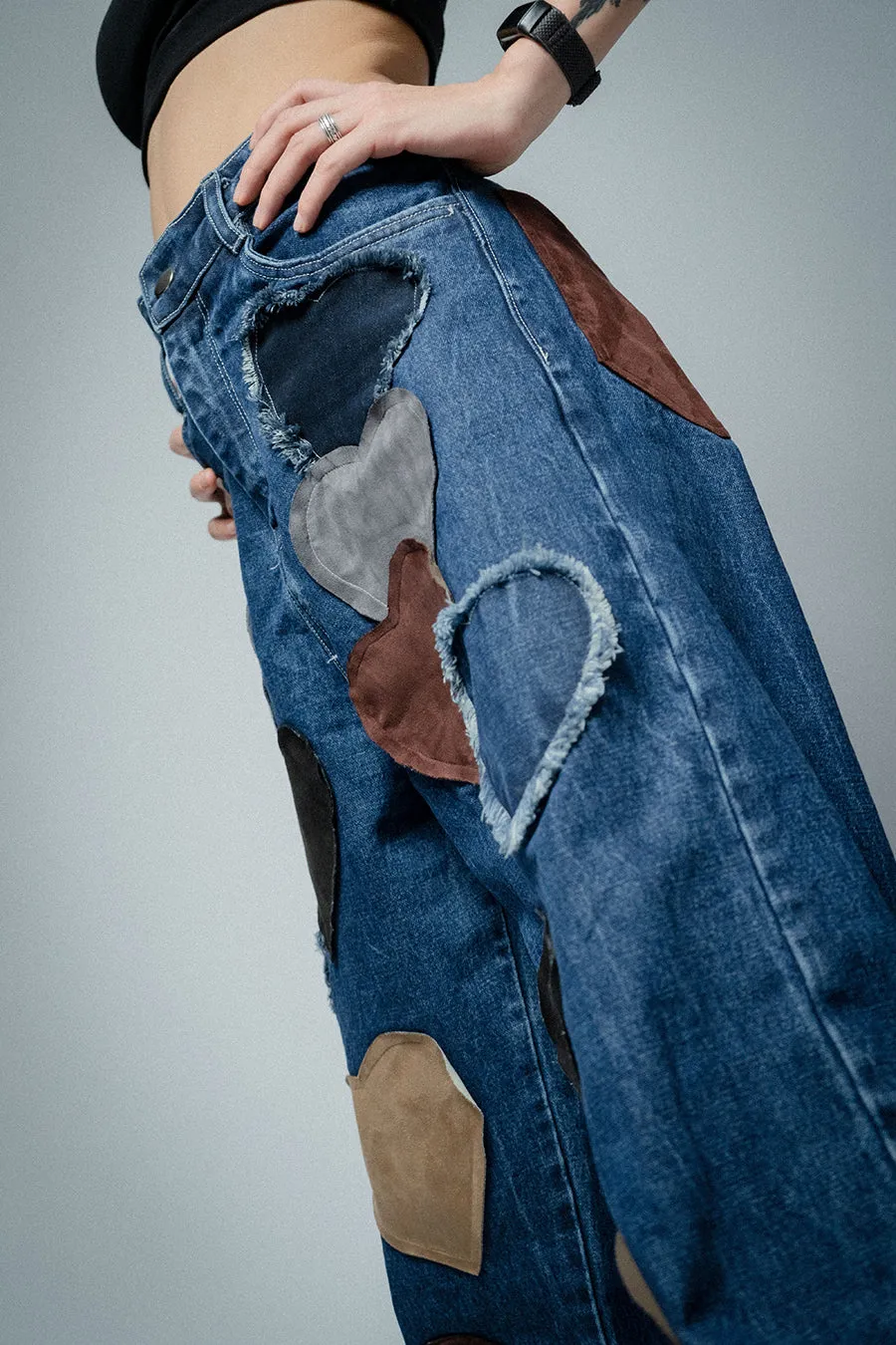 ORE OFE 'Hearts Don't Hurt' Jeans