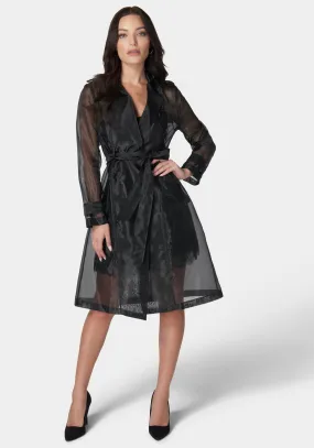 Organza Trench Coat