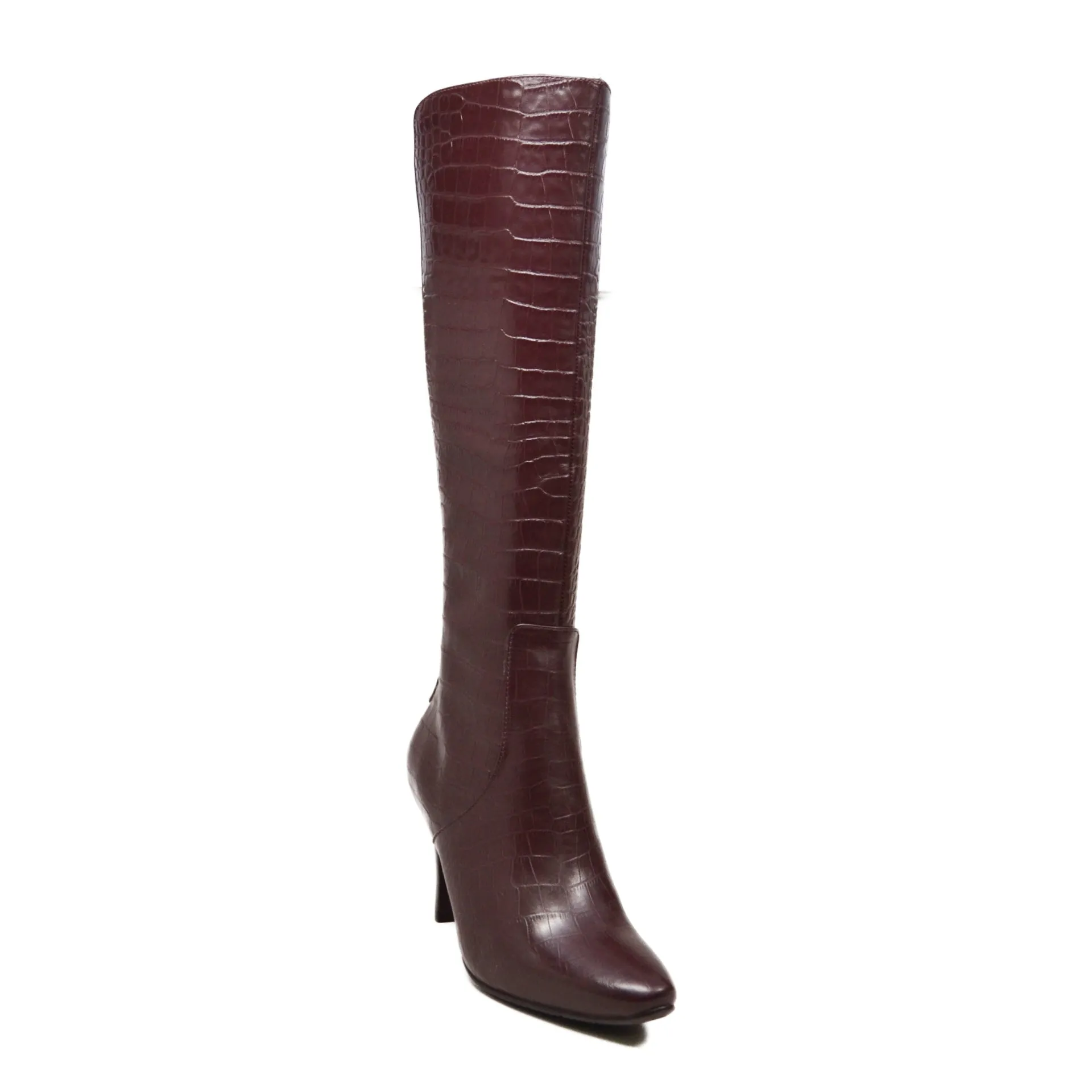 Paradise 2 Croc Slim Calf Leather Dress Boot