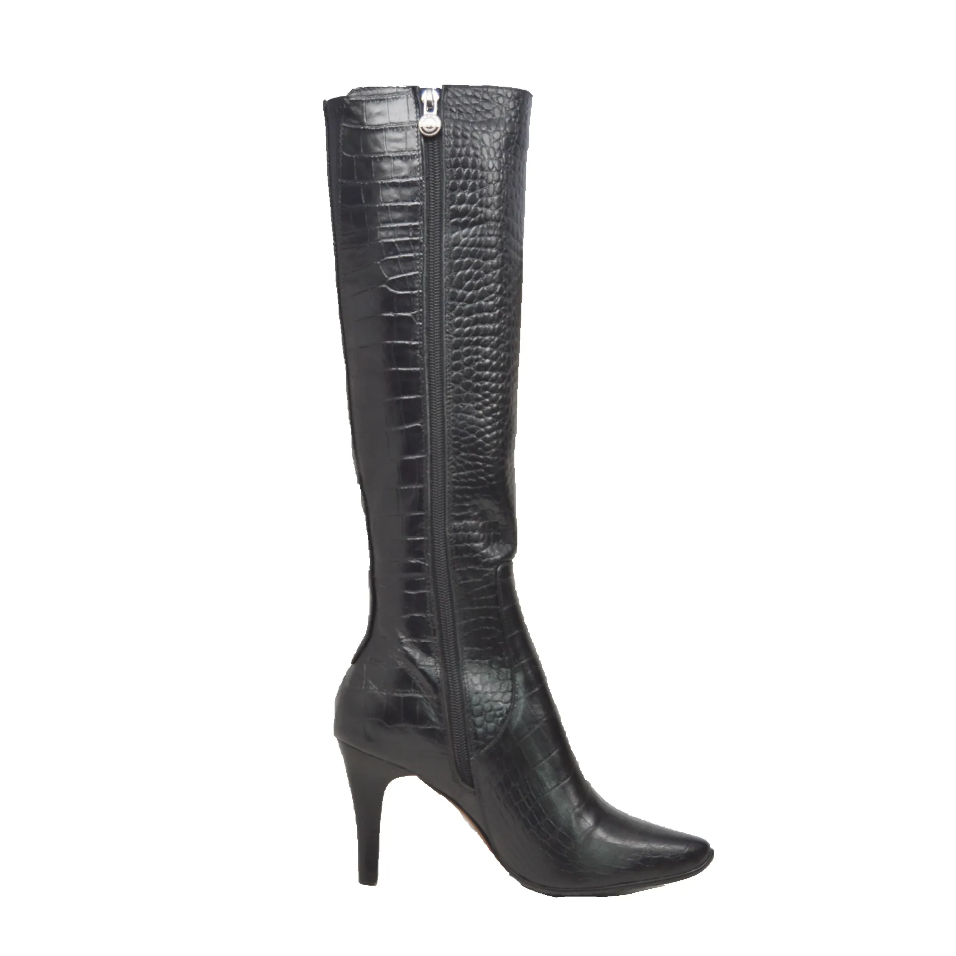 Paradise 2 Croc Slim Calf Leather Dress Boot