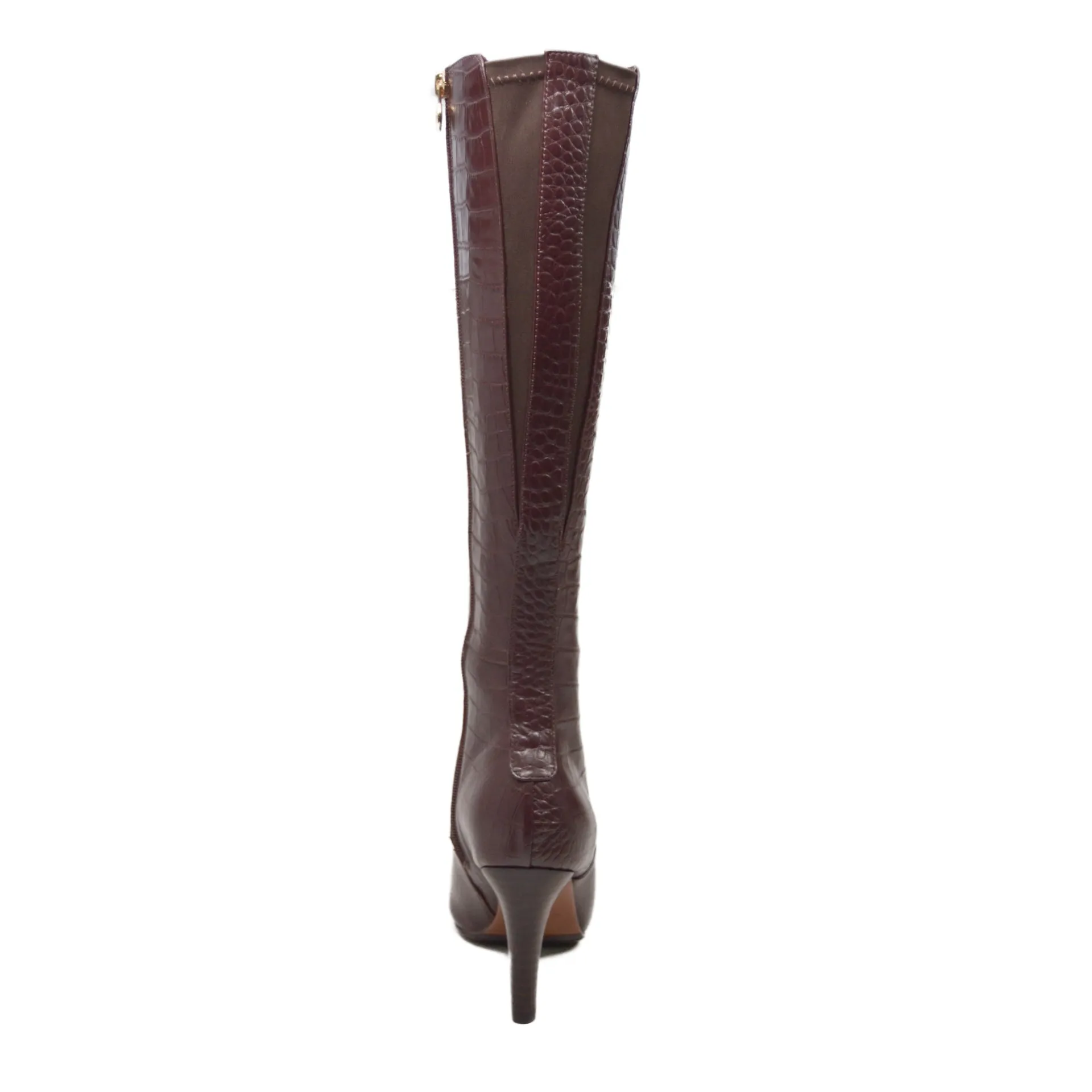 Paradise 2 Croc Slim Calf Leather Dress Boot