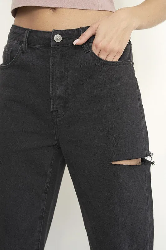 Polly High Rise Jeans - Black