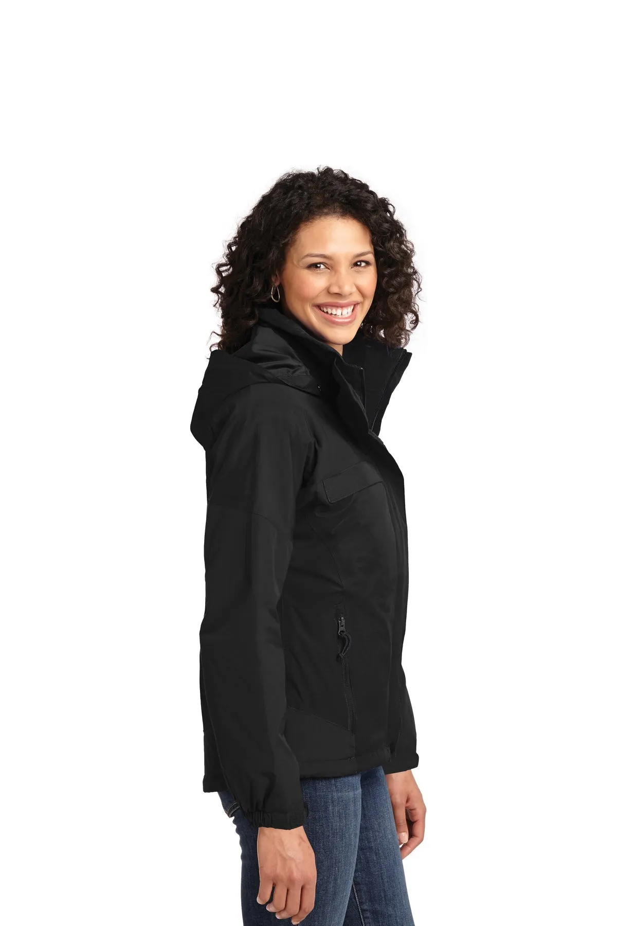 Port Authority Ladies Nootka Custom Jackets, Black/ Black