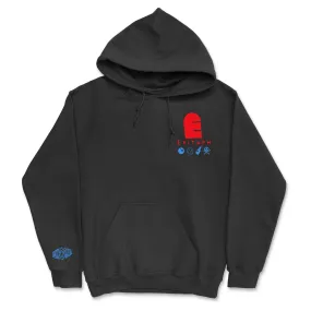 Punk O Rama Logo Pullover Hood (Black)