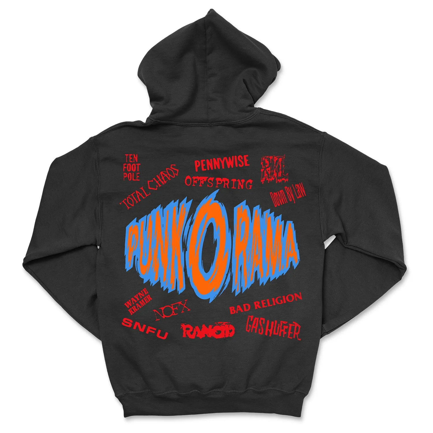 Punk O Rama Logo Pullover Hood (Black)