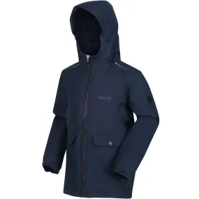 Regatta Kids Sarkis Waterproof Jacket - Navy