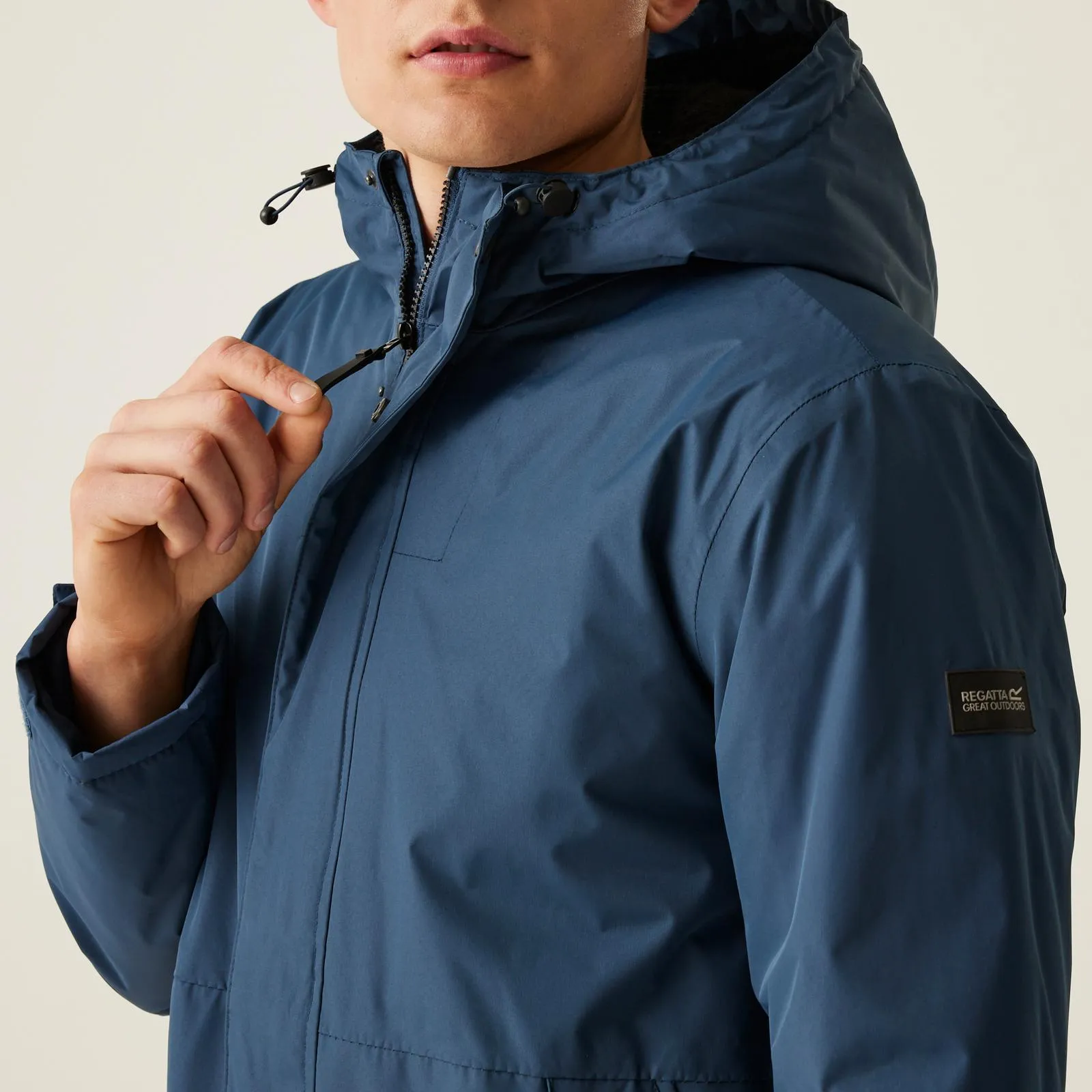 Regatta Mens Sterlings IV Waterproof Fleece Lined Jacket - Burnt Henna