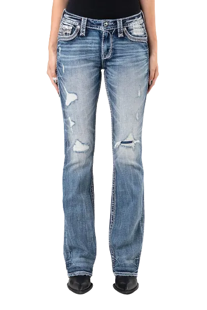 Rock Revival Women's Naiya Boot Cut Jean