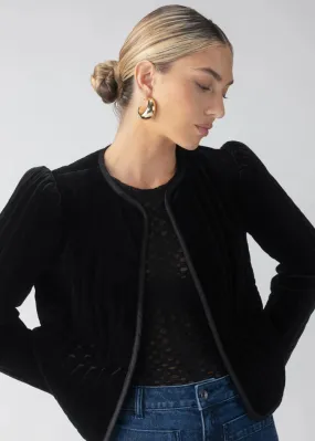 Sanctuary Quilted Velvet Jacket