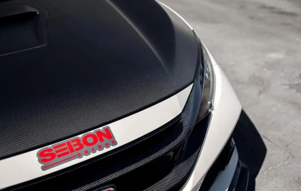 SEIBON Carbon Fiber Hood Honda Civic Type-R FK8 (2017-2021) OEM/CV/TS Vented Style