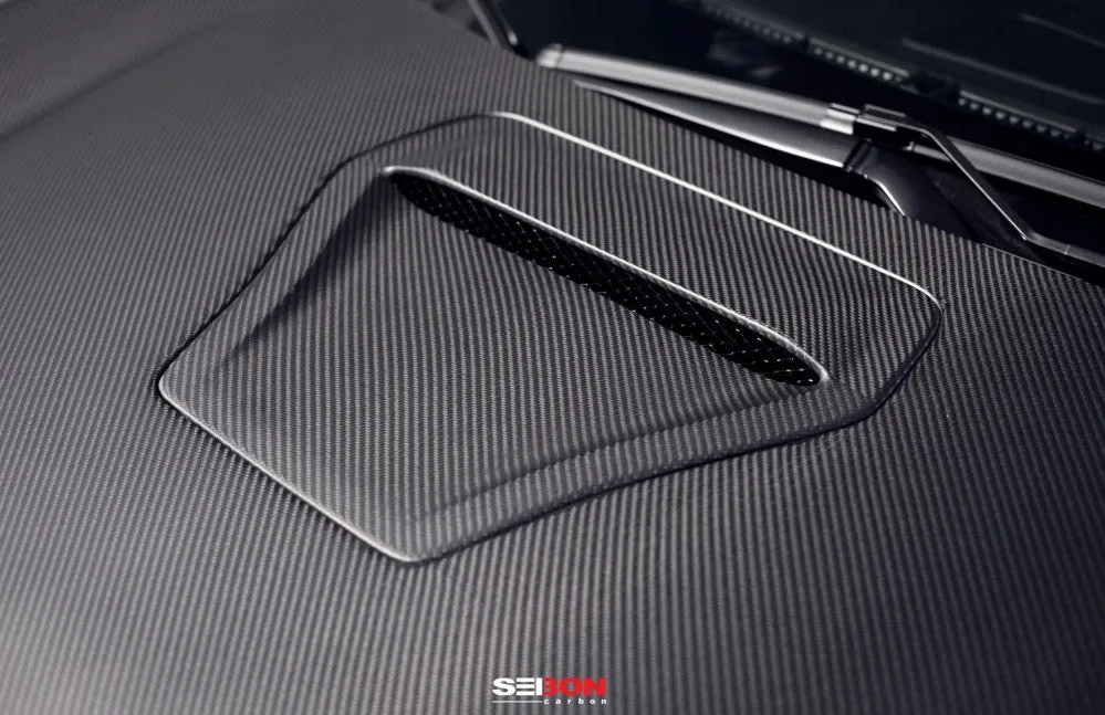 SEIBON Carbon Fiber Hood Honda Civic Type-R FK8 (2017-2021) OEM/CV/TS Vented Style