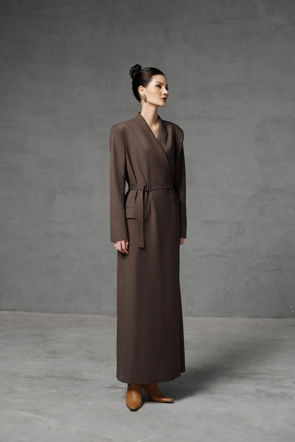 Sika Peak Lapel Trench Coat