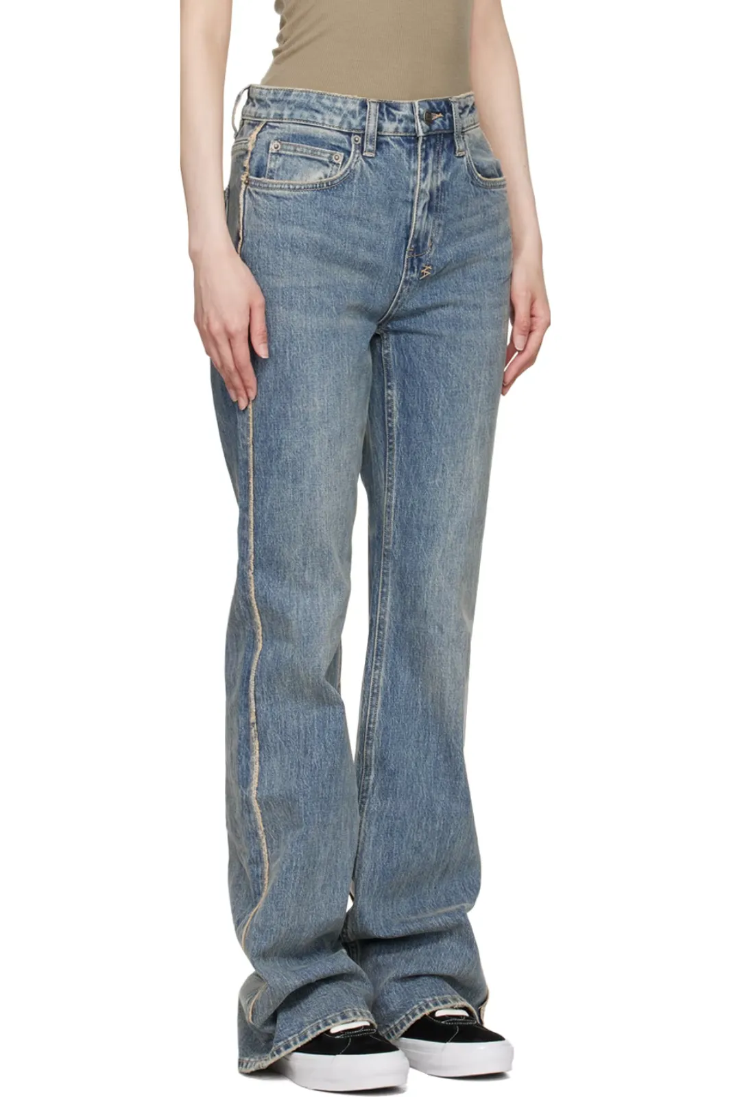 SOHO FRAYED JEANS (Denim)