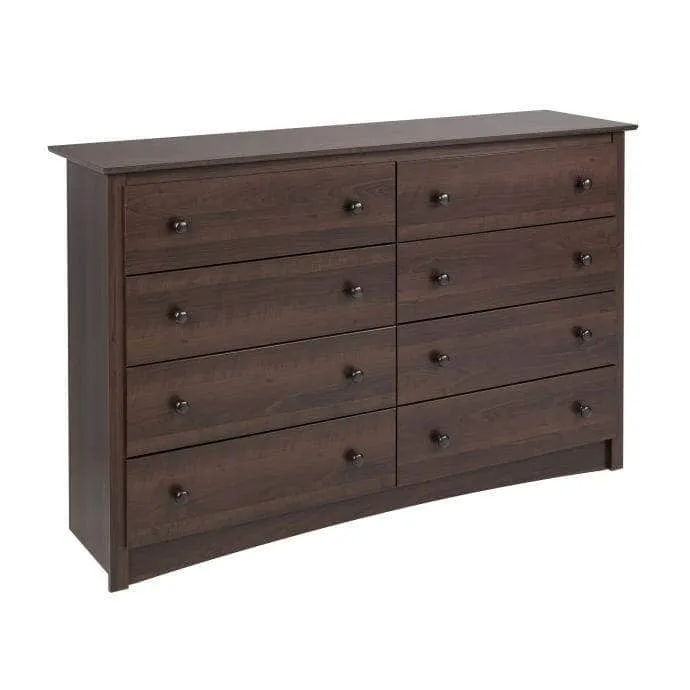 Sonoma 8-Drawer Dresser - Available in 5 Colours