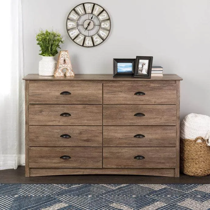 Sonoma 8-Drawer Dresser - Available in 5 Colours