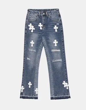 The Crucifix Cross Patch Jeans