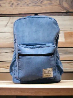 The Perwinkle Blue Corduroy Royal BeeKeeper Backpack (Masterpiece Range)