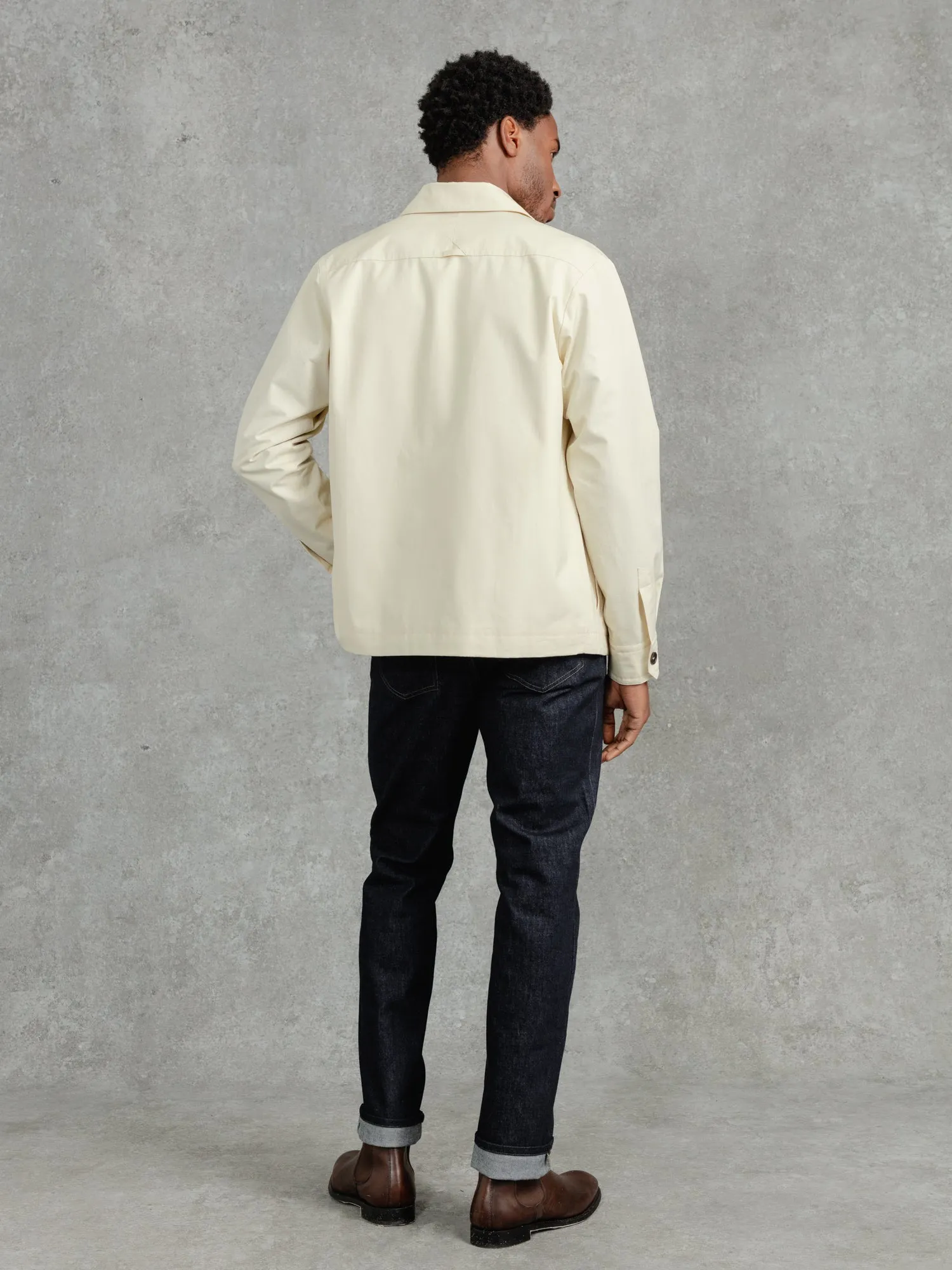 The Ventile® Piccadilly Shacket - Chalk