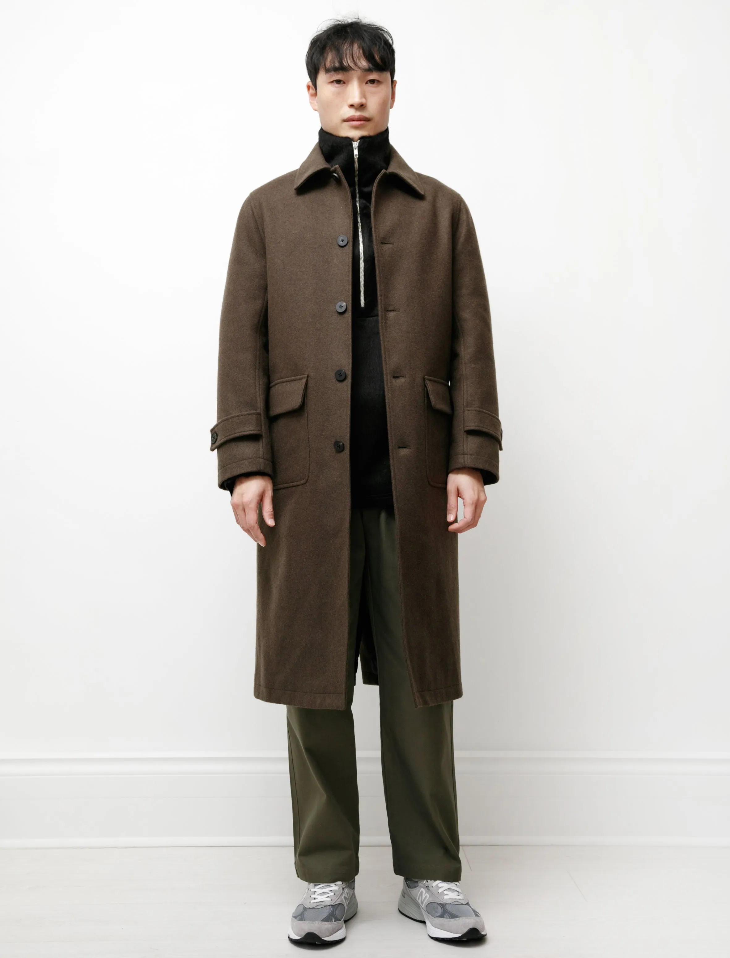 Trench Coat Dark Green