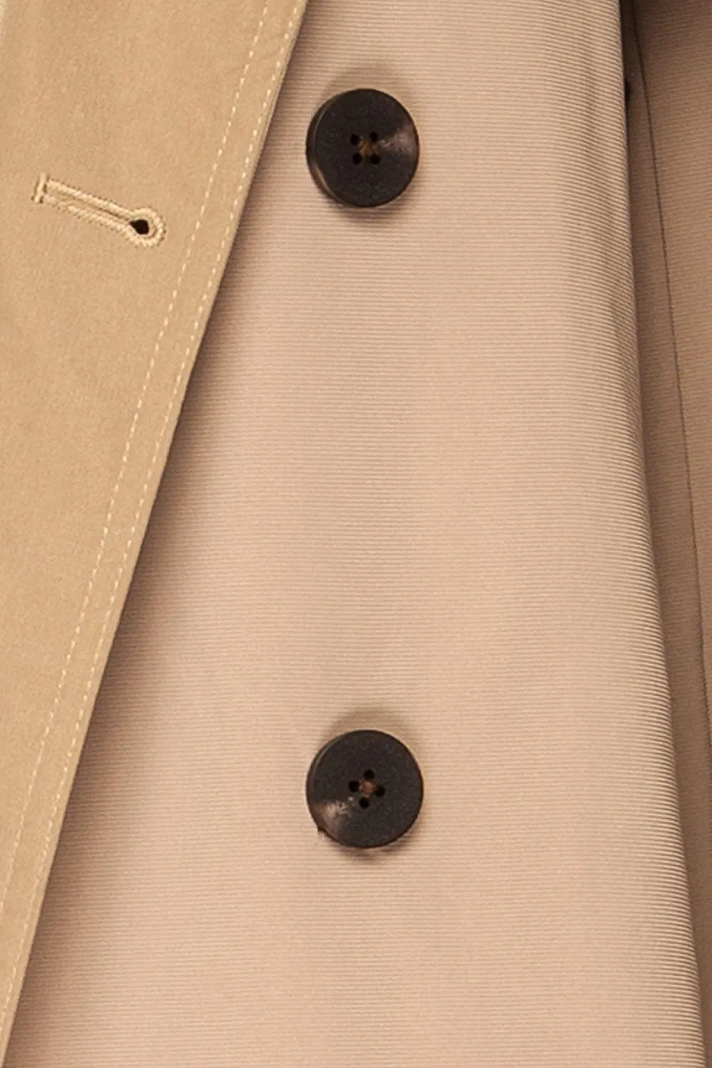 Truman | Beige Double Breasted Trench Coat