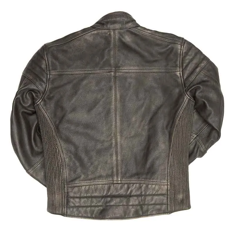 Veste moto cuir ROCKER CE AA | Age of Glory