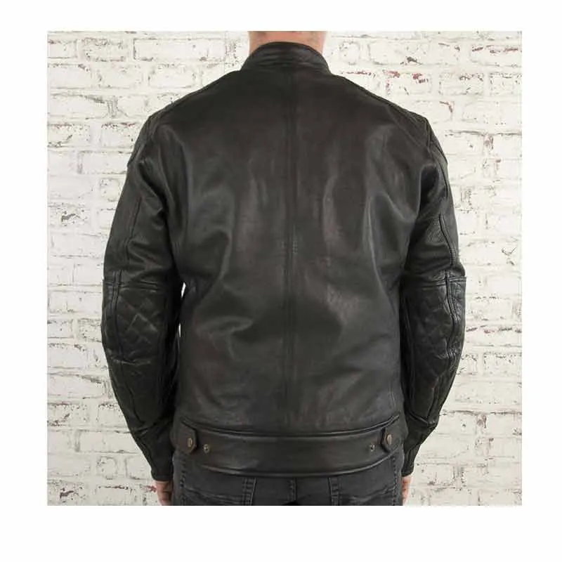 Veste moto cuir WAXED ROGUE CE AA | Age of Glory