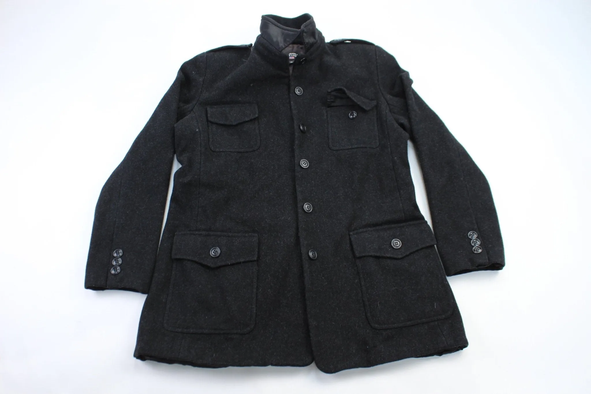 Women's Polo Jeans Co. Ralph Lauren Black Trench Coat