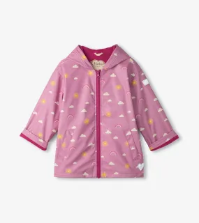 Zip Up Rain Jacket - Sun Charms